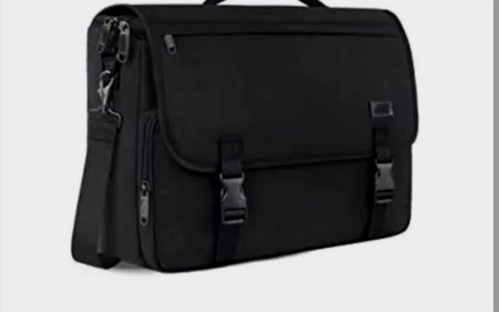 Maletín con solapa para notebook, personalizable con logo